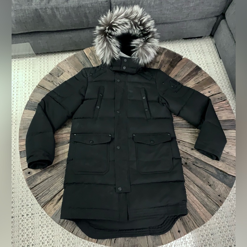Girl's Moose Knuckles Down Parka Coat Jacket